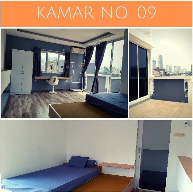 Kamar No. 09 (sudah terisi)🤗👍Fasilitas-Kamar luas + AC ROOF TOPFree WIFILokasi Strategis (jala